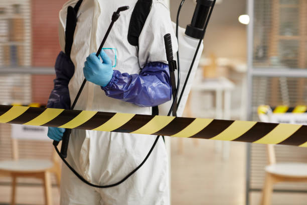 Professional Biohazard technician working in Bristol, FL